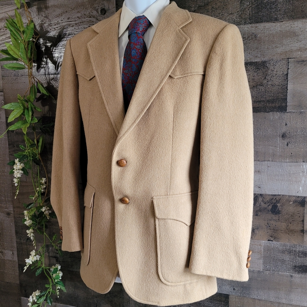 Sheplers Wool/Cashmere Blend Sport Coat 44L